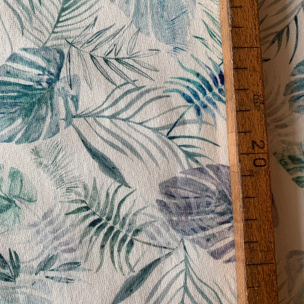 Jersey feuille de palmier vert et bleu