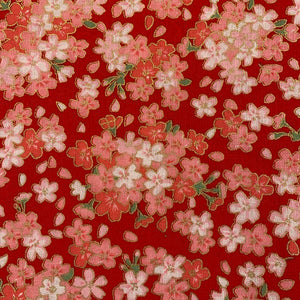 Tissu japonais petites fleurs