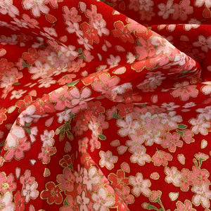 Tissu japonais petites fleurs