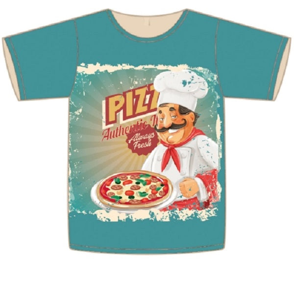 Panneau Jersey Stenzo pizza -  70x150cm