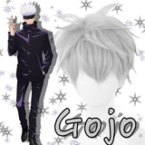 Perruque cosplay Gojo