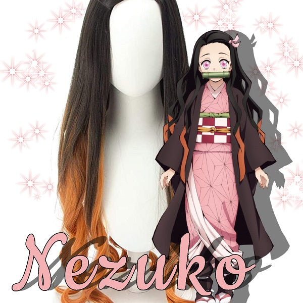 Perruque cosplay Nezuko