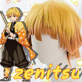 Perruque cosplay Zenitsu