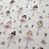 Tissu coton stoffabrics ballerina