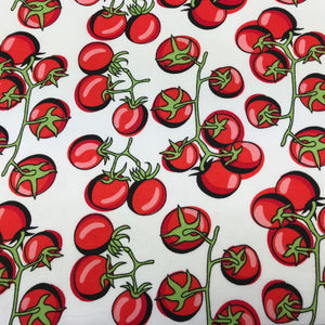 tissu coton tomates cerises