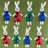 Tissu coton petits lapins